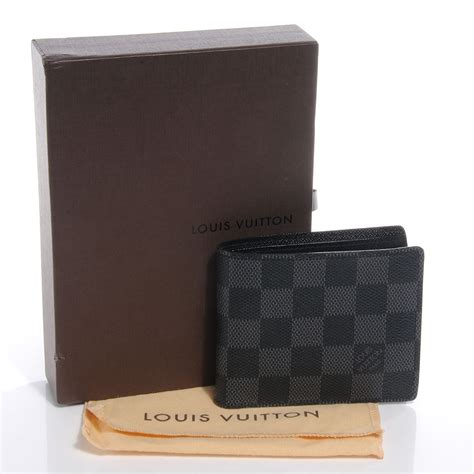 louis vuitton graphite wallet.